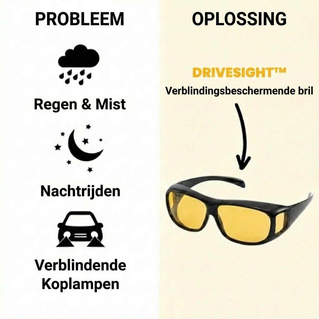 Rijd in het donker zonder verblind te worden