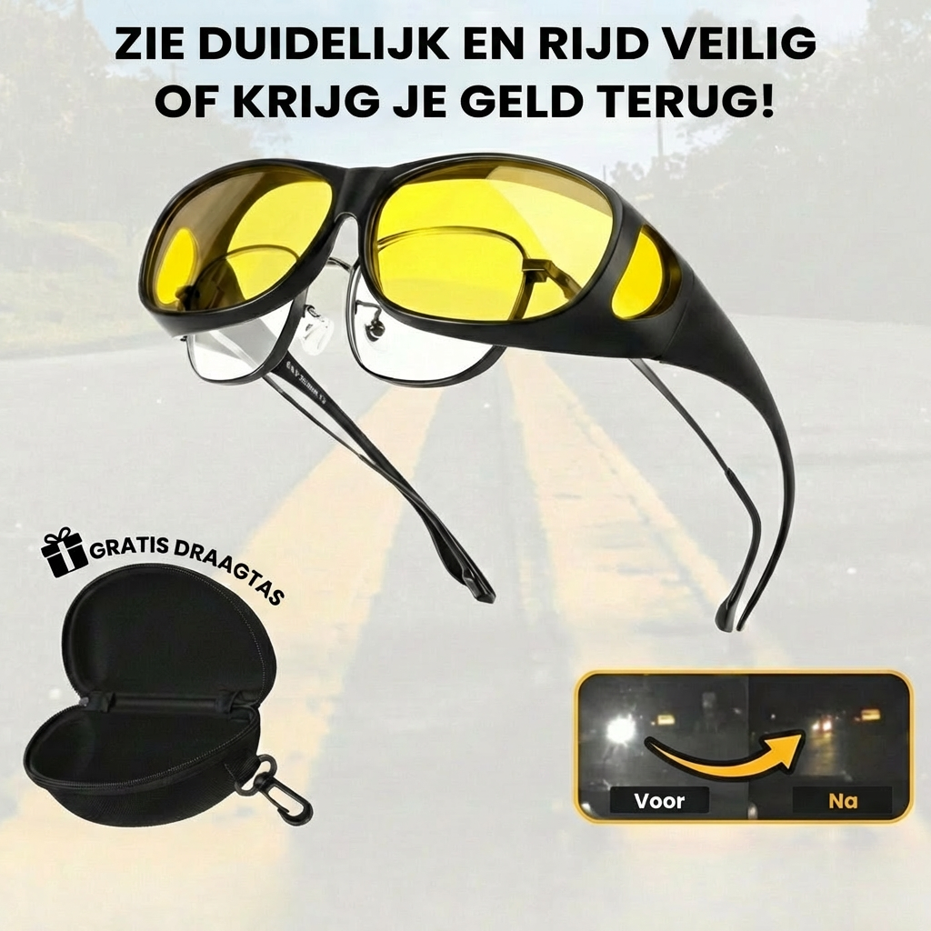 Rijd in het donker zonder verblind te worden